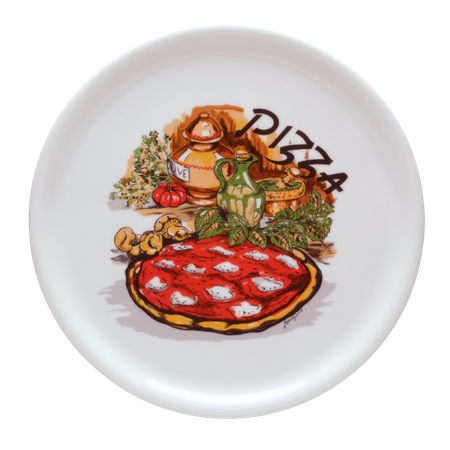Lubiana Tina talerz do pizzy 305mm dekorowany