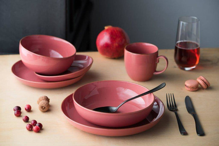 Lubiana Rondo miska 160mm KORALOWY