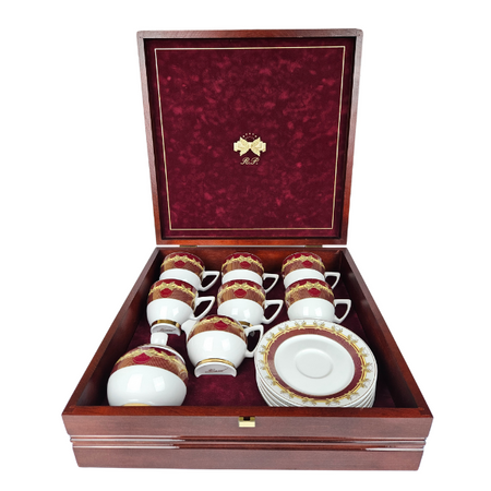 zestaw kawowy dla 6 osób 14 elementów Konsul