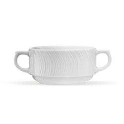 Lubiana River bulionówka z uchwytami 300ml biały