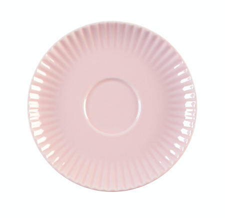 Lubiana zestaw obiadowo kawowy dla 6 osób 30 elementów Daisy Sunset różowy