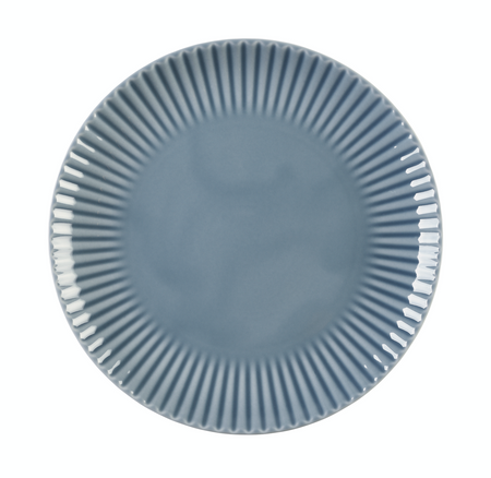 Lubiana zestaw obiadowy dla 6 osób 18 elementów Daisy Seaside szaroniebieski