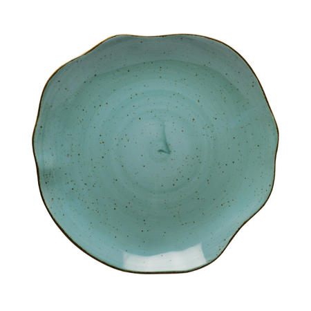 komplet 2 talerzy płytkich 28 cm Stone Age morski