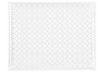 Marrakesz talerz talerz płytki 240/130mm biały