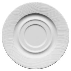 River spodek 155mm biały