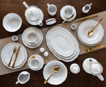 Afrodyta talerz płytki 240mm biały