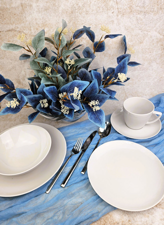 zestaw dla 6 osób 30 elementów Boss biały