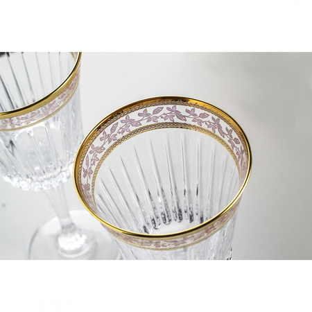 Bohemia komplet 6 kieliszków do wina 230ml Dorato