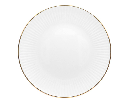 Serwis obiadowy dla 12 osób 44 elementy Dalia złoto