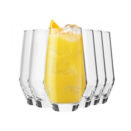 Krosno komplet 6 szklanek long 490ml do napojów Ray