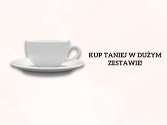 zestaw 120 filiżanek 250ml ze spodkiem Ameryka