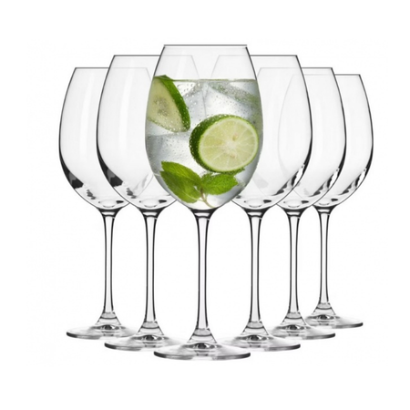 Krosno komplet 6 kieliszków 520ml do wody Professional