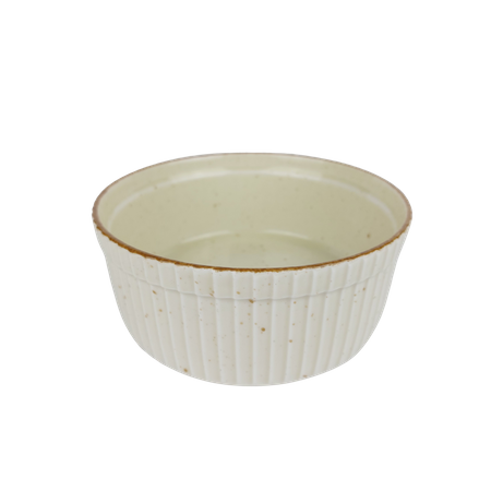 Salaterka z reliefem 115mm Ameryka ART BEŻOWY