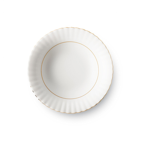 salaterka okrągła 230mm Iwona złota linia