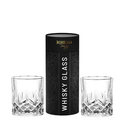 BOHEMIA PRESTIGE CLASSICO KPL 2 SZKLANEK DO WHISKY W TUBIE