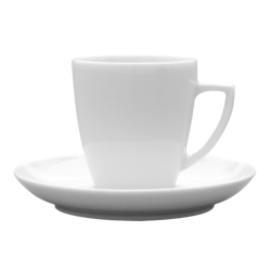 Komplet filiżanka ze spodkiem  200ml/140mm Beata/Sonia biały