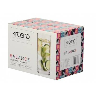 Balance szklanka do napojów 300 ml komplet 6 sztuk