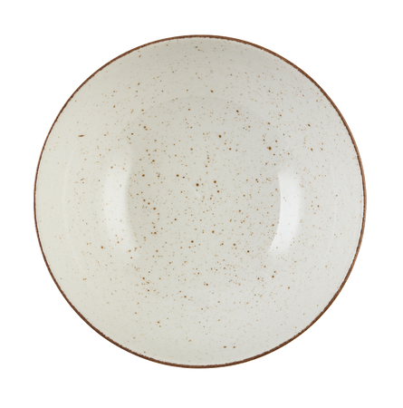 Lubiana porcelana Boss talerz głęboki 180mm BEŻOWY ręcznie malowany