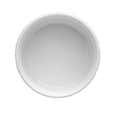 Lubiana Ameryka salaterka ryflowana 115mm biała