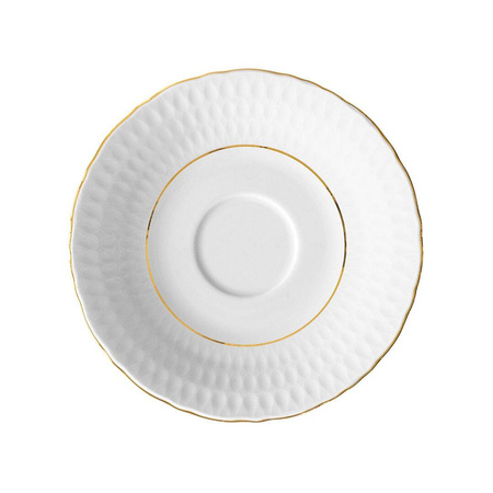 Garnitur do kawy dla 6 osób 18 elementów Sofia złoto