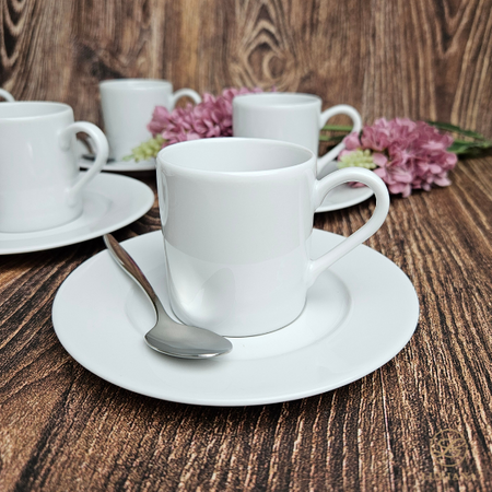 Roma komplet dla 6 osób do kawy z łyżeczkami