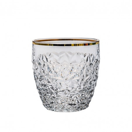 Bohemia komplet 6 szklanek 350ml do whisky Nicolette Gold