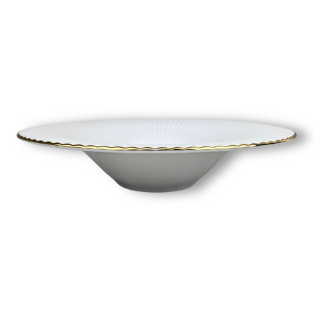 Lubiana talerz głęboki do pasty 300mm Daisy Gold