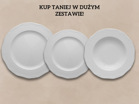 zestaw talerzy dla 60 osób Afrodyta