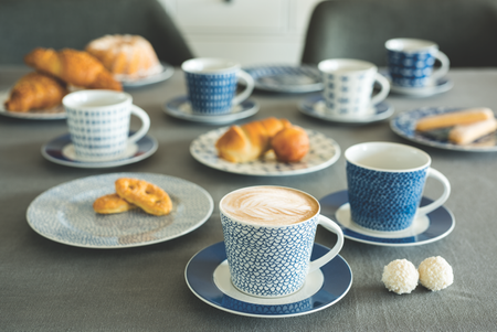 Lubiana komplet 6 talerzy płytkich 190mm Roma Scandy Blue