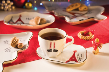 Lubiana garnitur śniadaniowy 1/3 Stone Age Skrzaty Ho Ho Ho Złota Linia