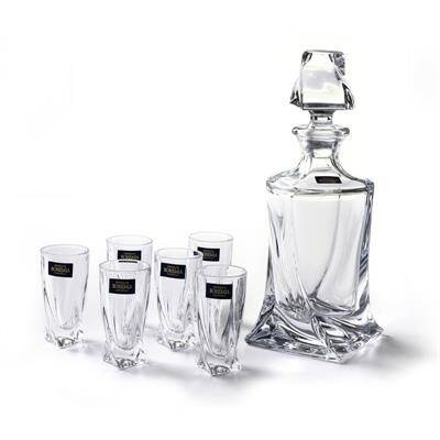 Bohemia zestaw do likieru 1+6 Quadro