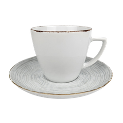 Lubiana Komplet filiżanka ze spodkiem 350ml/175mm Beata/Dorota Rayado