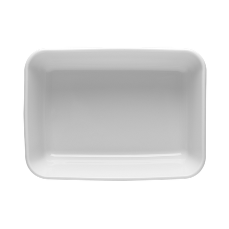 Lubiana pojemnik do zapiekania prostokątny 180mm biały
