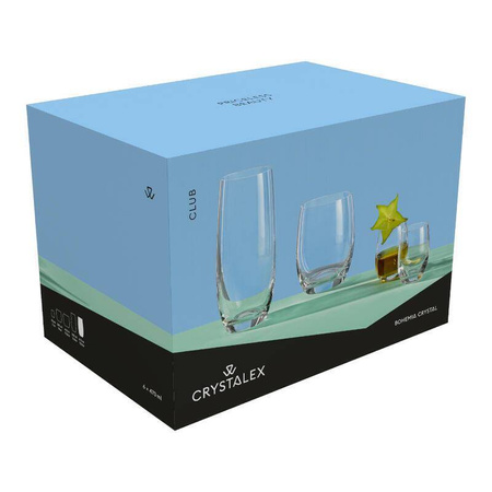 Bohemia kpl 6 szklanek long 350ml Club