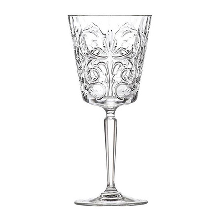 BOHEMIA KOMPLET 6 CZ TATTOO KIELISZEK WINO 290ML