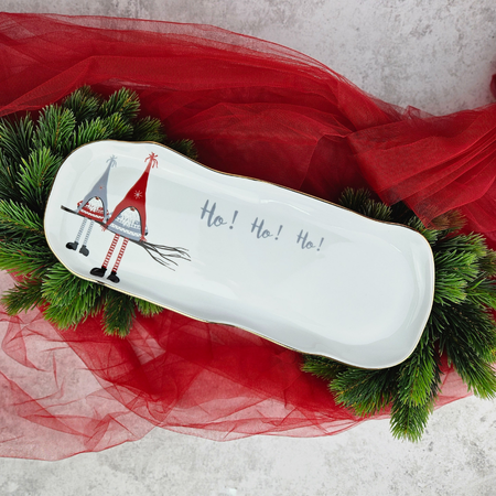 Stone Age półmis taca 350/135mm Skrzaty Ho Ho Ho Złota Linia