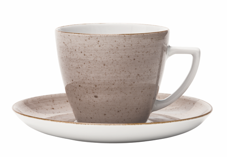 Lubiana Komplet filiżanka ze spodkiem 350ml / 175mm Beata/Dorota BRĄZOWY