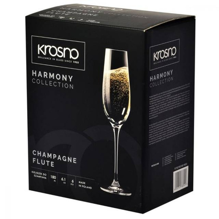 Harmony kieliszek do szampana 180 ml komplet 6 sztuk