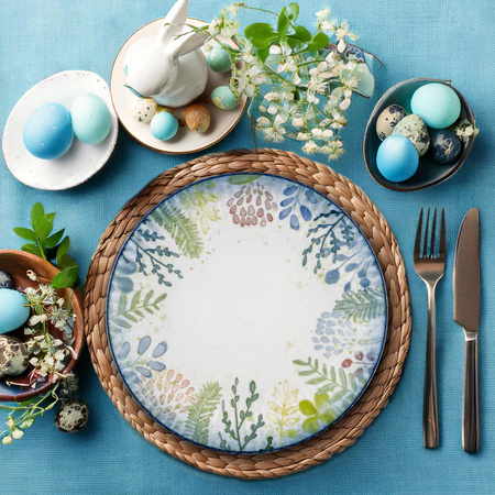 Lubiana talerz płytki 270mm Daisy Watercolor