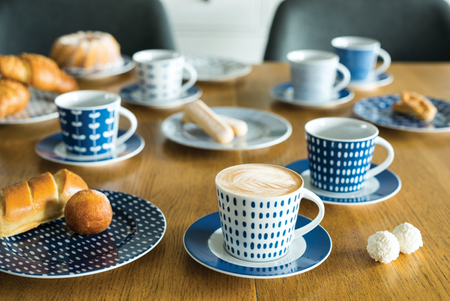 Lubiana komplet 6 talerzy płytkich 190mm Roma Scandy Blue