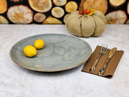 Lubiana talerz płytki 310mm Hotel ART SZARY