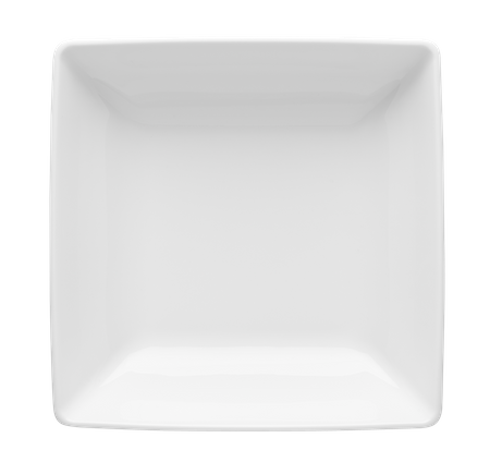 Lubiana Ankara talerz głęboki kwadratowy 180/180mm biały