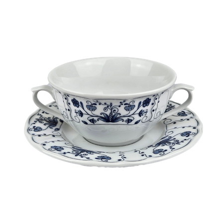 Komplet bulionówka ze spodkiem 320ml / 170mm Maria dekorowana