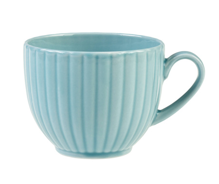 Lubiana komplet filiżanek ze spodkami dla 6 osób Daisy Waterfall Turkusowy