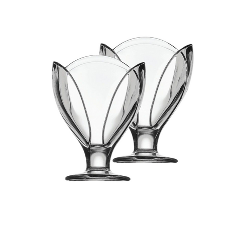 komplet 2 pucharków do lodów 300ml Tulipan