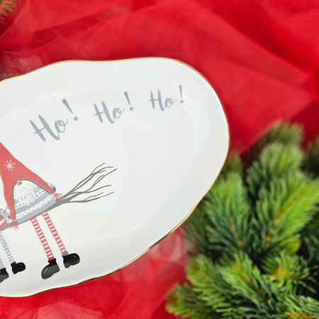 Stone Age talerz płytki 210mm Skrzaty Ho Ho Ho Złota Linia