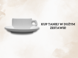 zestaw 120 filiżanek 200ml ze spodek 150mm Kaszub/Hel
