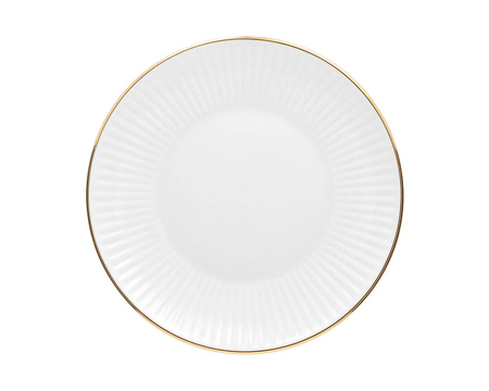 Serwis obiadowy dla 12 osób 44 elementy Dalia złoto