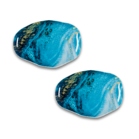 Lubiana Komplet dwóch talerzy płytkich 210mm Stone Age BALTIC