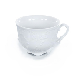 Filiżanka śniadaniowa 330 ml Rococo biała
